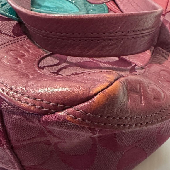 Coach Circle Patchwork East West Tote - Picture 7 of 14